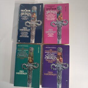 Fred Saberhagen First Third Book of Swords Second Fourth Book of Lost Swords PB
